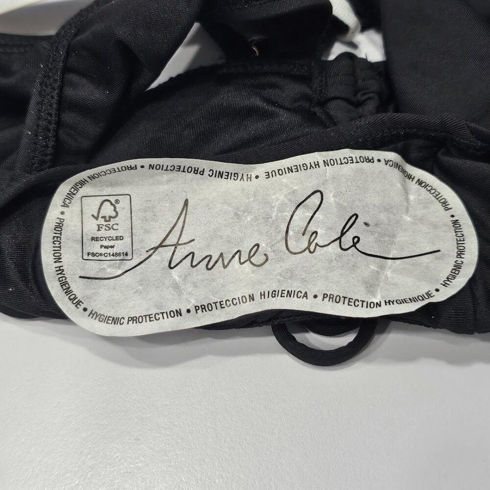Anne Cole Ruched-Side Bikini Bottoms Size Small - Picture 6 of 7